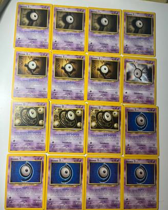 Lotto Set Vintage Pokémon Unown (1995-2001)