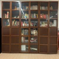 Libreria chiusa con ante