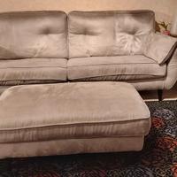 Divano e pouf stile vintage