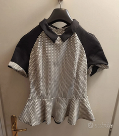 Camicetta vintage fantasia geometrica