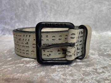 Cintura Pelle Diesel Embossy Misura 95