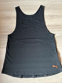 Canotta sportiva Reebok nera da donna