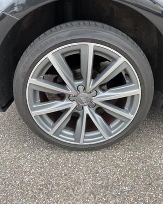 CERCHI AUDI A1 8X OEM S-LINE 17” SPAZZOLATI + GOMM