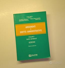 Diritto amministrativo Giuffrè libro universitario