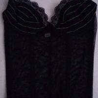 Corpetto e slip intimissimi colore nero