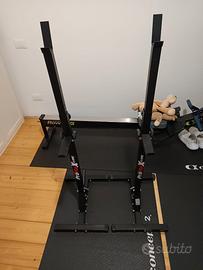 Supporto per bilanciere con porta dischi