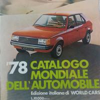 catalogo mondiale automobile 1978 illustrato