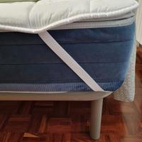 Materasso anallergico e rete con doghe