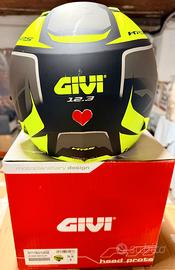 GIVI CASCO 12.3  giallo NEON  tg.56.