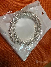 Bracciale con Strass argento
