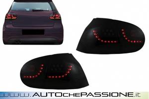 Coppia Fanali posteriori led nero/fume Golf 5 e GT