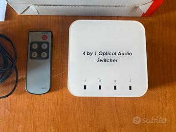 Switch Audio Ottico Digitale TosLink Lindy