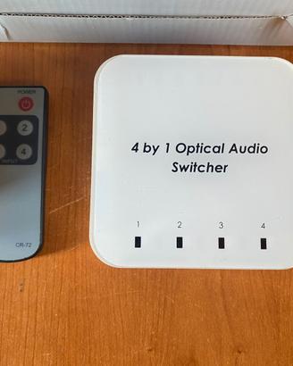 Switch Audio Ottico Digitale TosLink Lindy