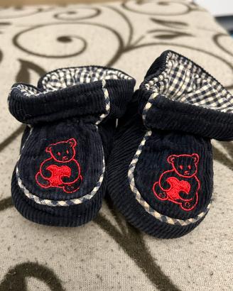 Scarpe / pantofole bimbo neonato tg 6/12 mesi