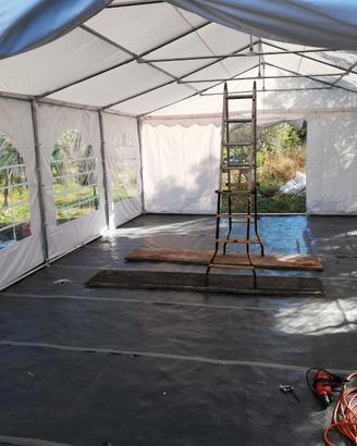 GAZEBO/TENDONE PER FESTE multiuso