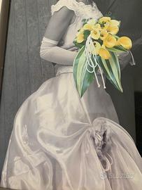 Abito da sposa tempestato di Swarovski