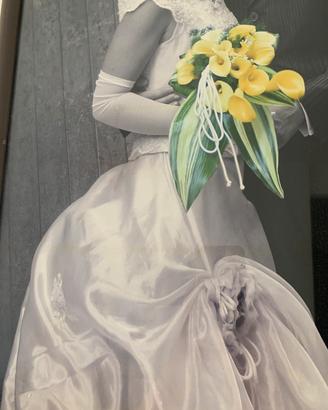 Abito da sposa tempestato di Swarovski