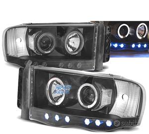 FARI PER DODGE RAM 02-06 OCCHI ANGELI NERI