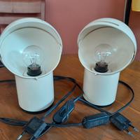 Coppia lampade da tavolo anni 70