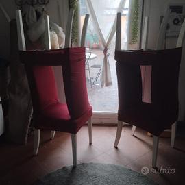 2 sedie imbottite ikea