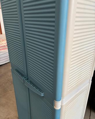 Armadietto plastica box balcone giardino