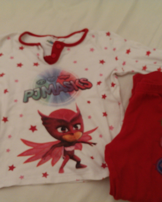 Pigiama baby looney Tunes Silvestro,Pjmasks