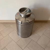 Bidone acciaio 50 litri