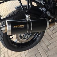 scarico mivv storm per suzuki v strom 