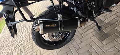 scarico mivv storm per suzuki v strom 