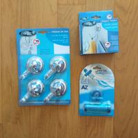 Ganci confezione da n.4 pz, n.1 pz,spremi dentifr.