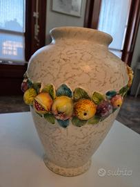 Vaso  vintage Deruta in ceramica Nazareno Picchi