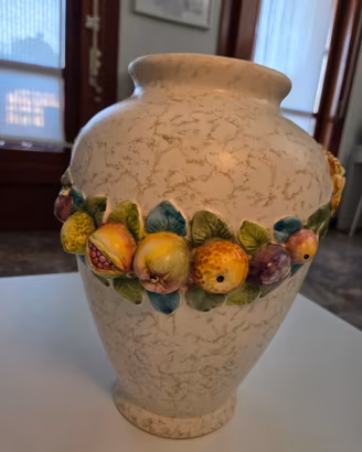 Vaso  vintage Deruta in ceramica Nazareno Picchi