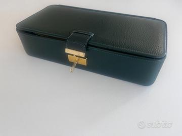 Beauty case  da Viaggio vintage, rasoio Gillette