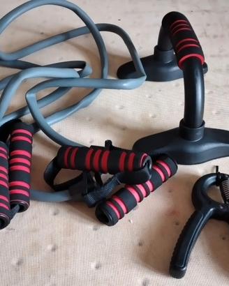 attrezzi per ginnastica 