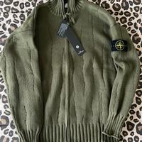 Maglione Stone Island verde militare