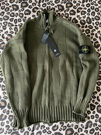 Maglione Stone Island verde militare