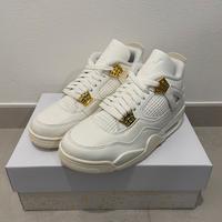 Jordan 4 metallic gold donna