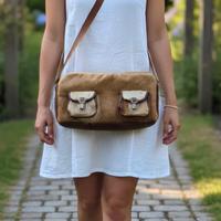 👜 Borsa a tracolla Vintage in vera pelle