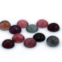 Lotto Tormaline Naturali Cabochon Rotonde  67,4 ct