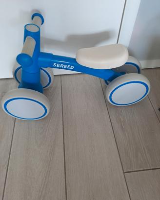 Bici senza pedali Blu bambini 12-24