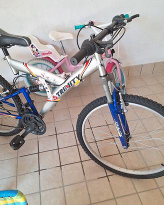 Bici Trinity e bici di Minnie per bambina