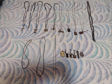 lotto collane di vari generi e stili diversi