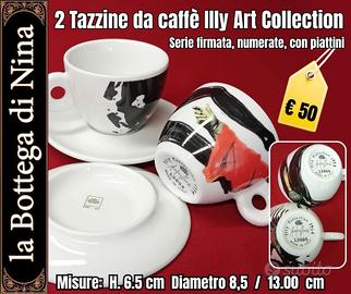 2 Tazzine da caffè Illy Art Collection numerate