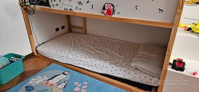 Letto a castello bambini ikea kura