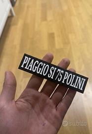 Targhette piaggio si-ciao-vespa personalizzate