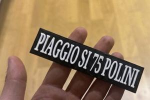 Targhette piaggio si-ciao-vespa personalizzate