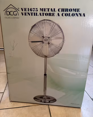 Ventilatore a colonna di metallo