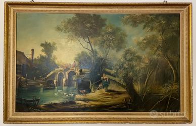 Riproduzione "The bridge" by Francois Boucher