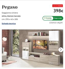 Parete attrezzata