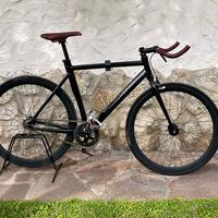 Bici Fixie/Scatto fisso alluminio tg 55 + rulli